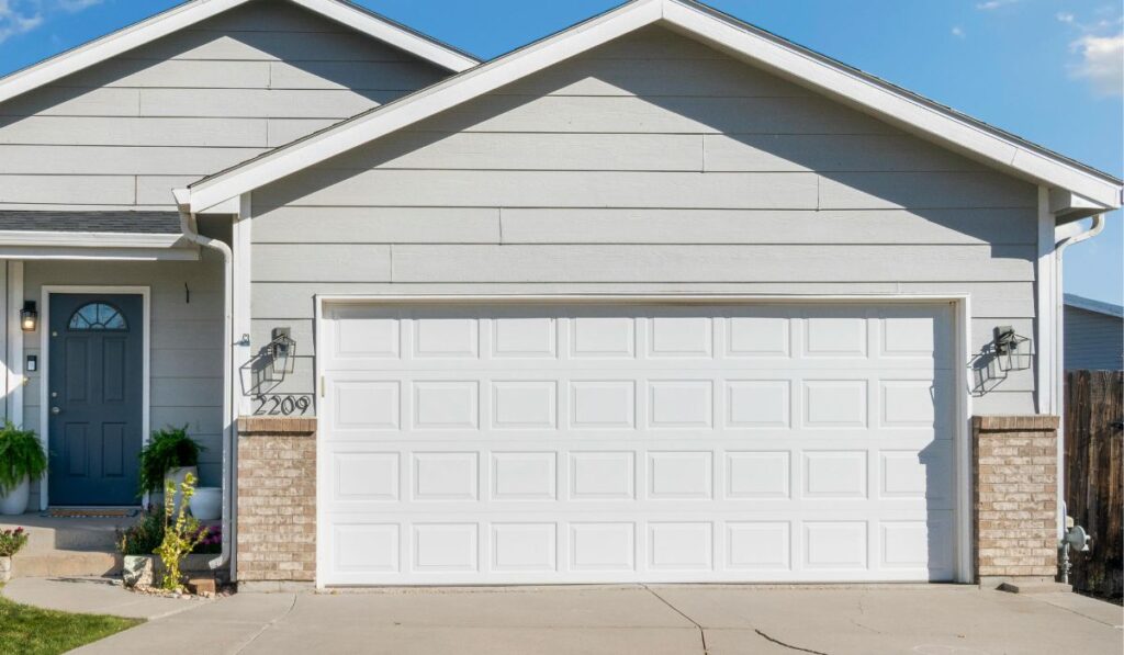 Steel and wood garage doors Edmonton