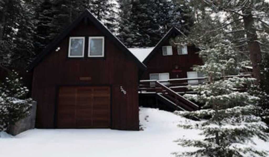 Technician providing emergency frozen garage door repair in Edmonton